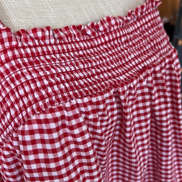 Old Navy red/white checkered sundress, size L - Picture 4 of 8